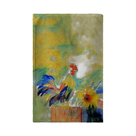 BETSY DRAKE Betsy Drake BT265 30 x 50 in. Betsys Rooster Beach Towel BT265